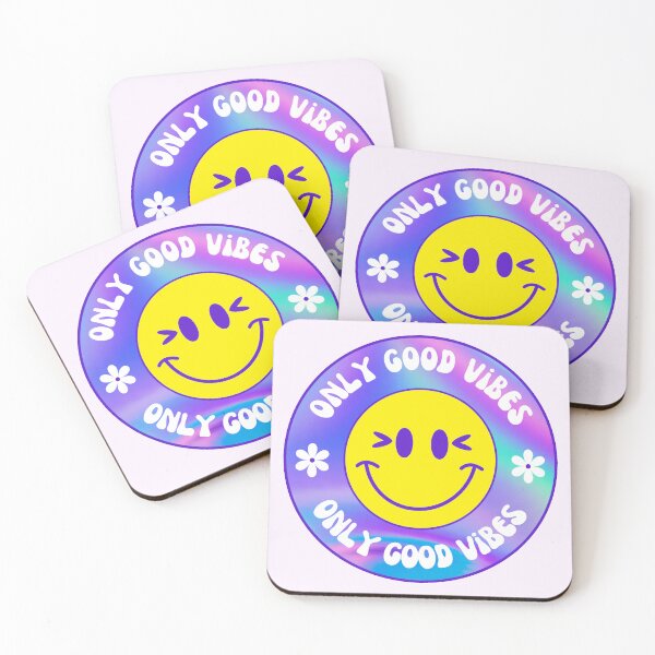 Item preview, Only Good Vibes Smiley Face designed and sold by lea-lani.