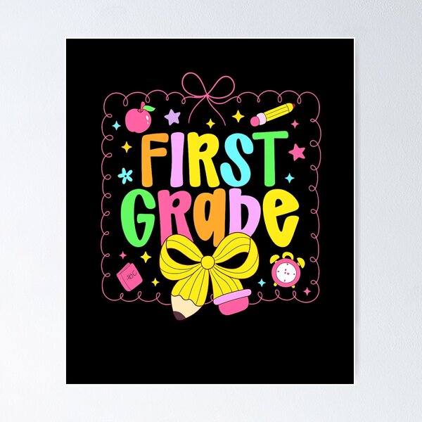 Artikelvorschau, Preppy Second Grade Zurück zur Schule 2. Klasse Lehrerinnen Mädchen entworfen und verkauft von diyoor.