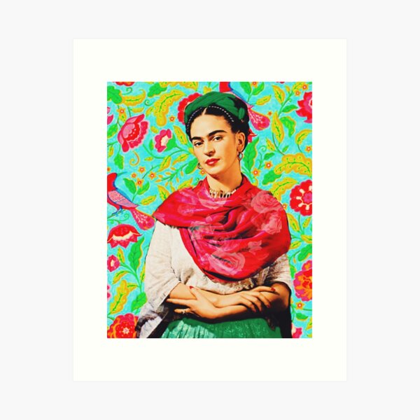 Aperçu de l'œuvre Frida Kahlo Rebozo créée et vendue par FridaArtGallery.