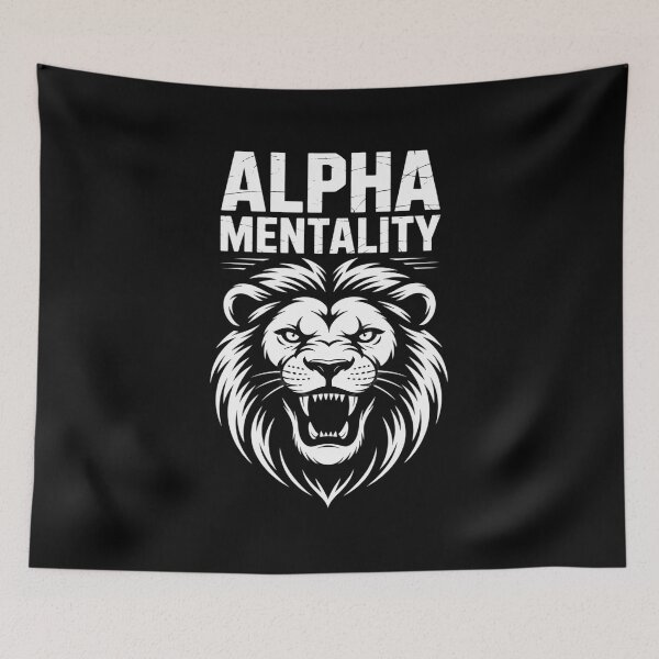 Item preview, Alpha Mentality - Strong Proud Quote designed and sold by MAKOPOKOShop.
