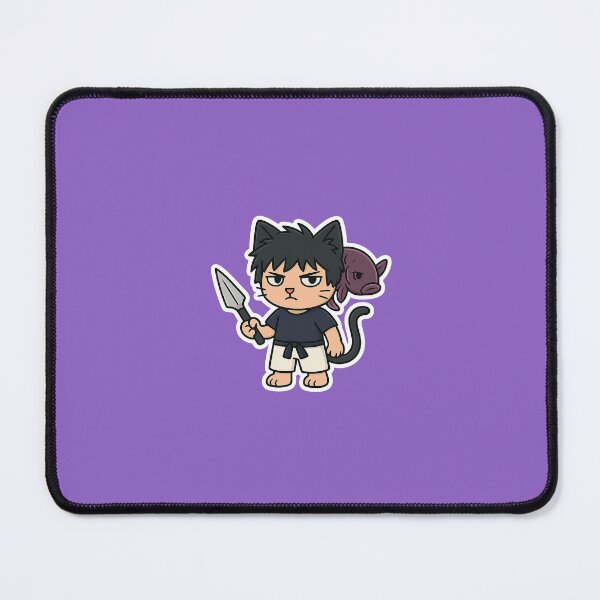 Item preview, Grumpy Broke Cat with a Spear designed and sold by NyxVerse-Studio.