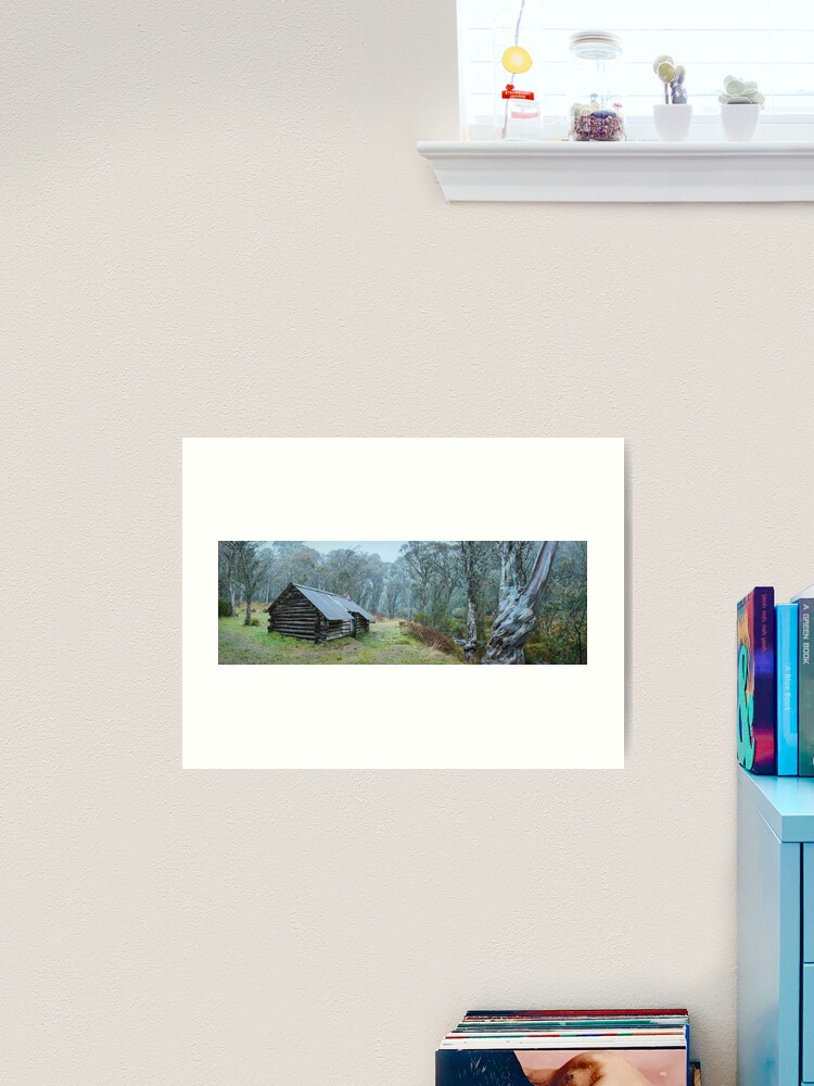 Thumbnail 2 of 3, Art Print, Blairs Hut, Mount Hotham, Victoria, Australia designed and sold by Chockstone.