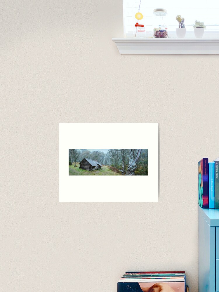 Thumbnail 2 of 3, Art Print, Blairs Hut, Mount Hotham, Victoria, Australia designed and sold by Chockstone.