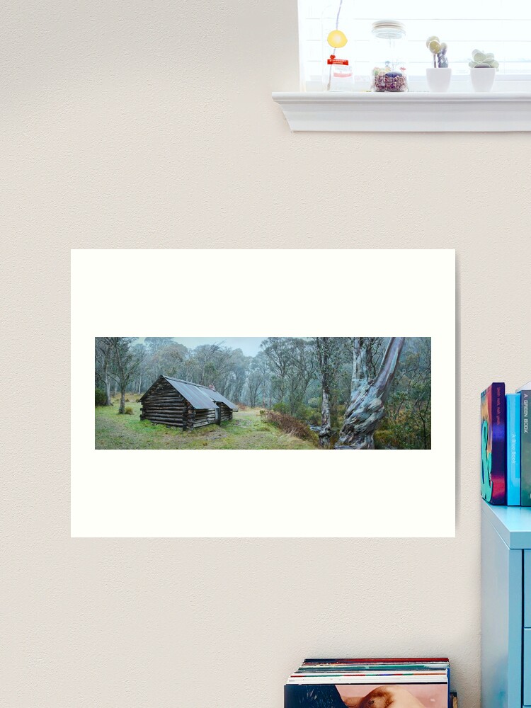Thumbnail 2 of 3, Art Print, Blairs Hut, Mount Hotham, Victoria, Australia designed and sold by Chockstone.