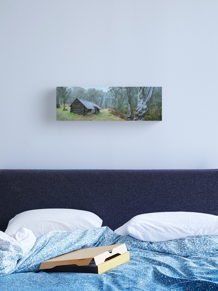 Thumbnail 2 of 3, Canvas Print, Blairs Hut, Mount Hotham, Victoria, Australia designed and sold by Chockstone.