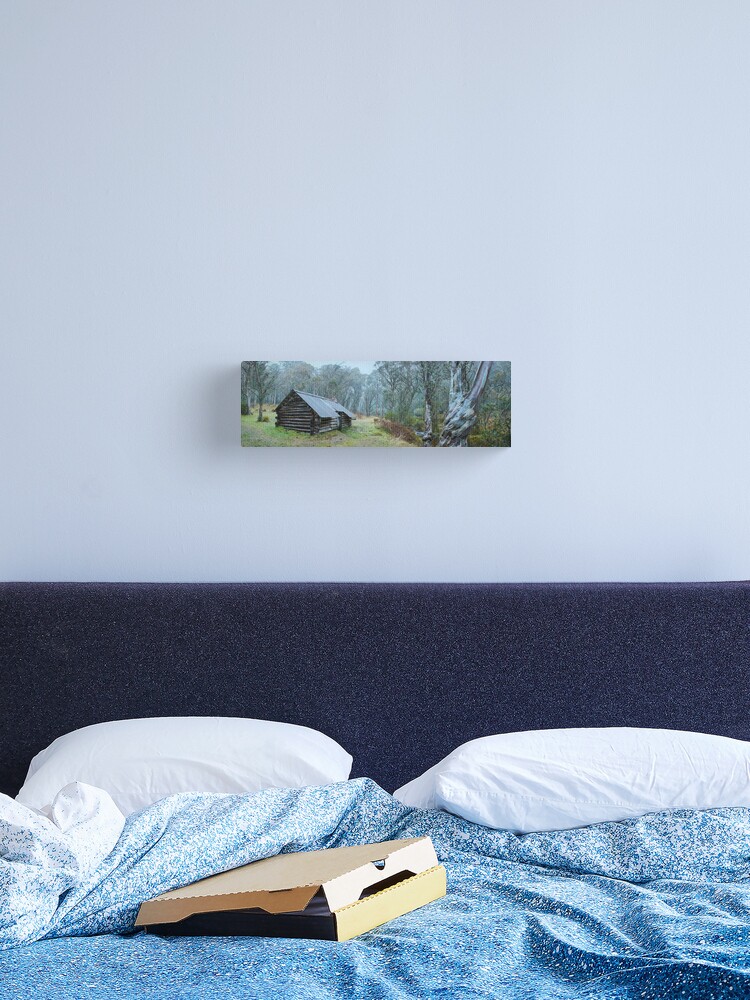 Thumbnail 2 of 3, Canvas Print, Blairs Hut, Mount Hotham, Victoria, Australia designed and sold by Chockstone.