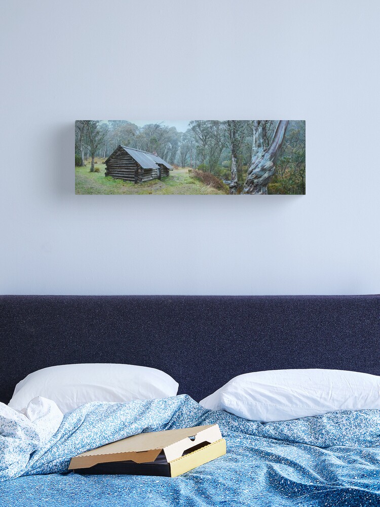 Thumbnail 2 of 3, Canvas Print, Blairs Hut, Mount Hotham, Victoria, Australia designed and sold by Chockstone.