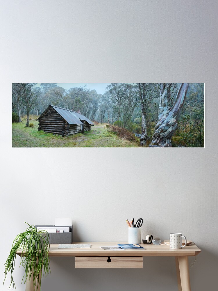 Thumbnail 2 of 3, Poster, Blairs Hut, Mount Hotham, Victoria, Australia designed and sold by Chockstone.