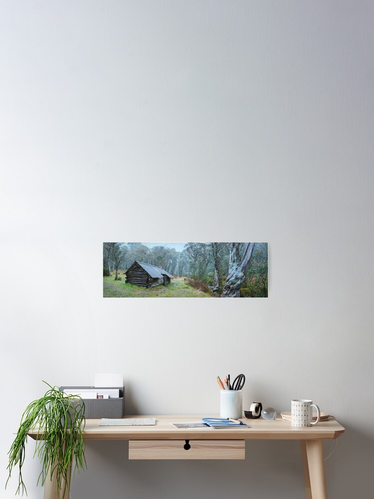 Thumbnail 2 of 3, Poster, Blairs Hut, Mount Hotham, Victoria, Australia designed and sold by Chockstone.