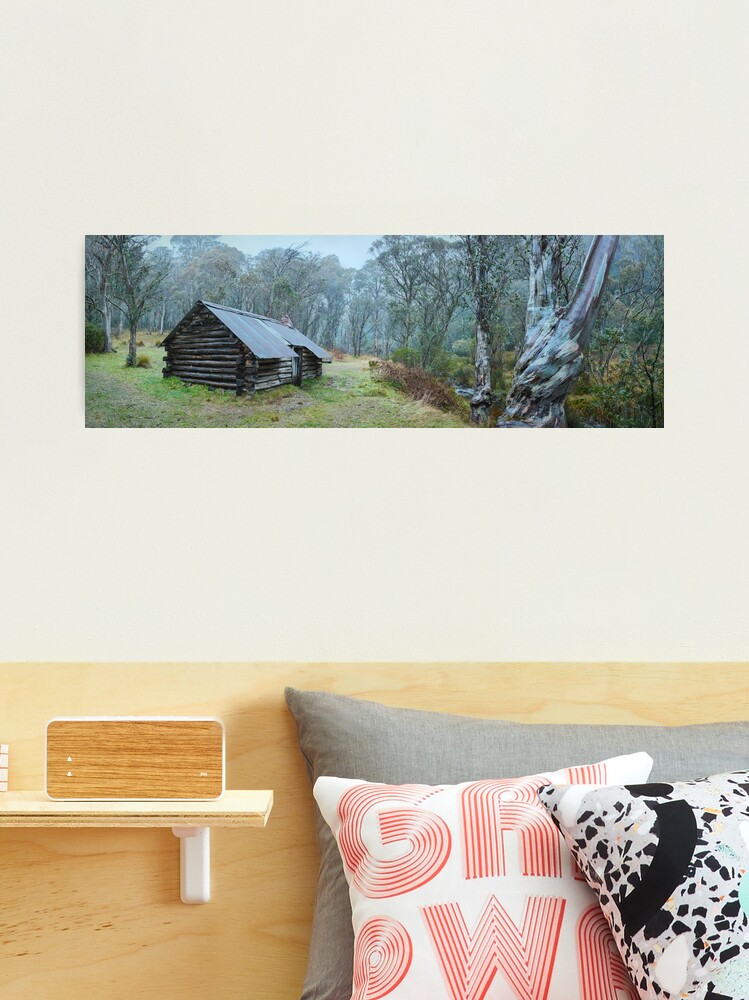 Thumbnail 2 of 3, Photographic Print, Blairs Hut, Mount Hotham, Victoria, Australia designed and sold by Chockstone.