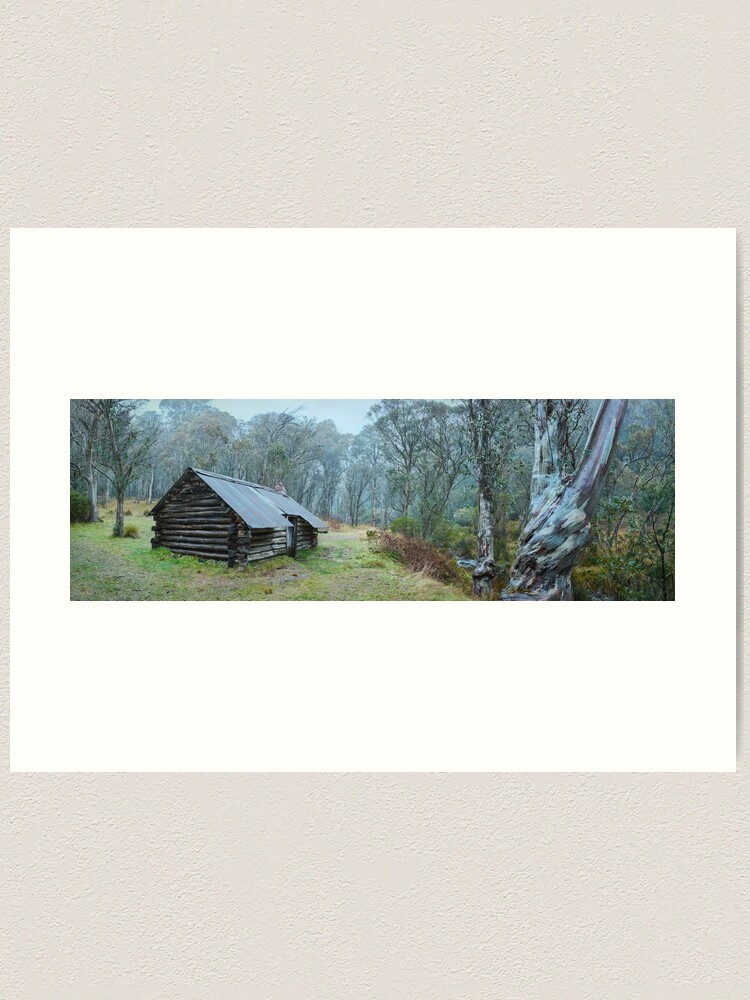 Thumbnail 1 of 3, Art Print, Blairs Hut, Mount Hotham, Victoria, Australia designed and sold by Chockstone.