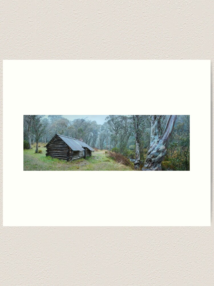 Thumbnail 1 of 3, Art Print, Blairs Hut, Mount Hotham, Victoria, Australia designed and sold by Chockstone.