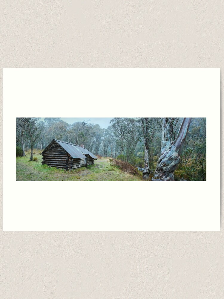 Thumbnail 1 of 3, Art Print, Blairs Hut, Mount Hotham, Victoria, Australia designed and sold by Chockstone.