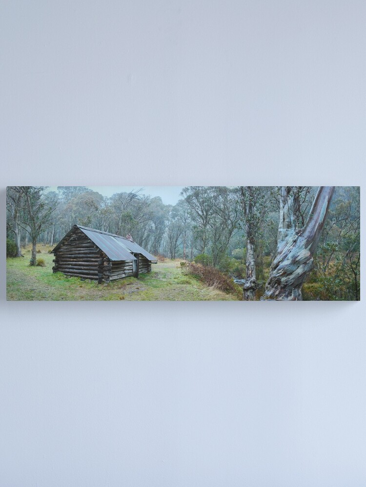 Thumbnail 1 of 3, Canvas Print, Blairs Hut, Mount Hotham, Victoria, Australia designed and sold by Chockstone.