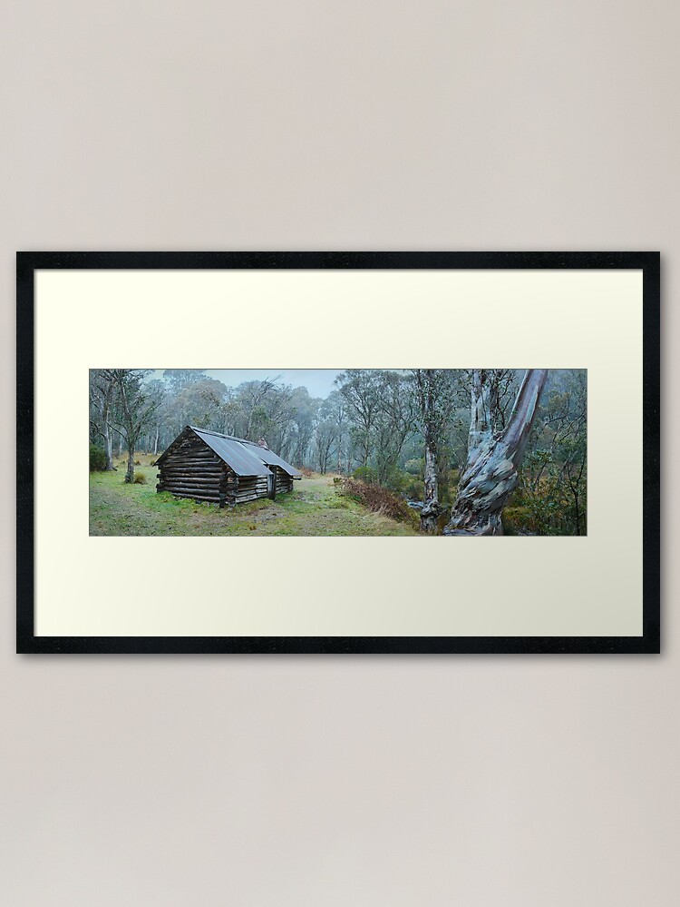 Thumbnail 1 of 7, Framed Art Print, Blairs Hut, Mount Hotham, Victoria, Australia designed and sold by Chockstone.