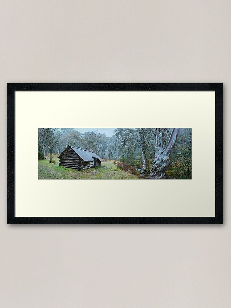 Thumbnail 1 of 7, Framed Art Print, Blairs Hut, Mount Hotham, Victoria, Australia designed and sold by Chockstone.