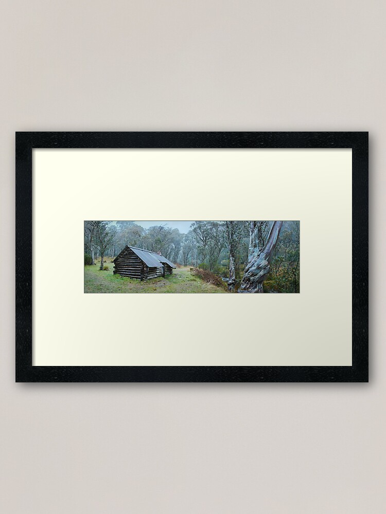 Thumbnail 1 of 7, Framed Art Print, Blairs Hut, Mount Hotham, Victoria, Australia designed and sold by Chockstone.
