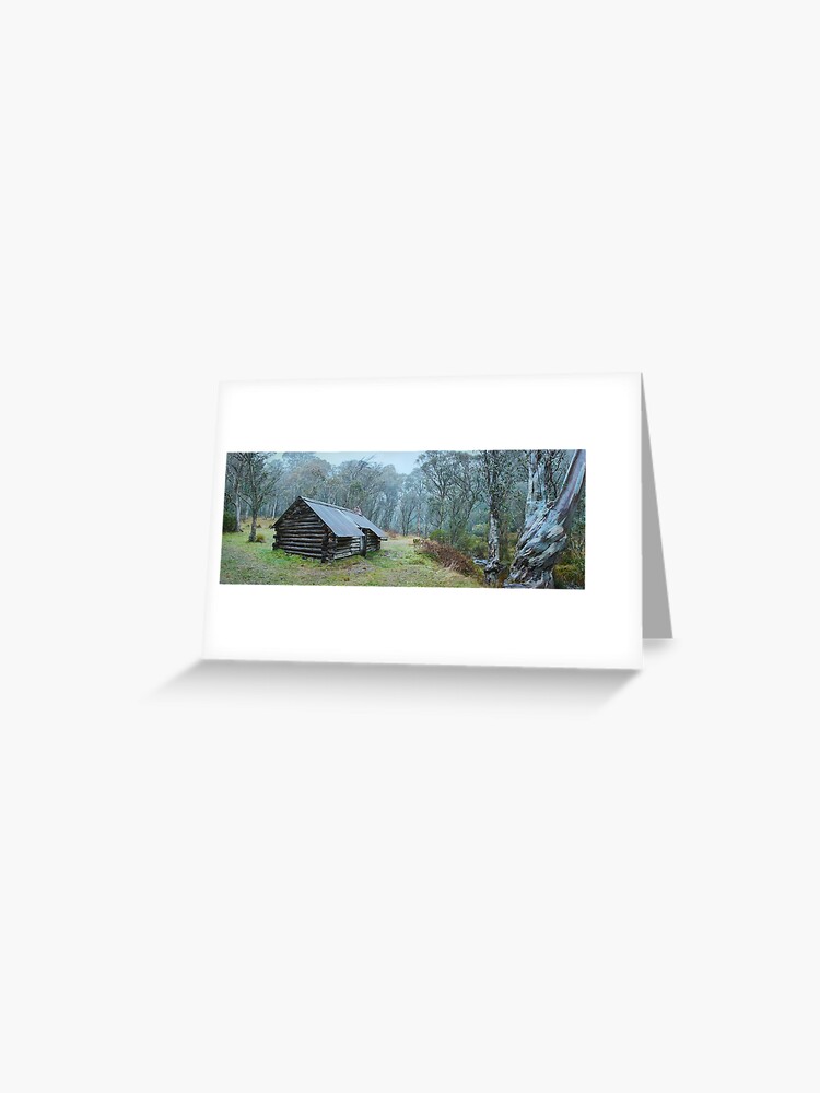 Thumbnail 1 of 2, Greeting Card, Blairs Hut, Mount Hotham, Victoria, Australia designed and sold by Chockstone.