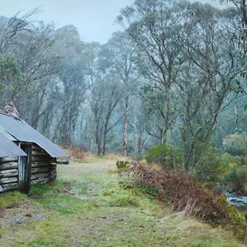 Artwork thumbnail, Blairs Hut, Mount Hotham, Victoria, Australia by Michael Boniwell