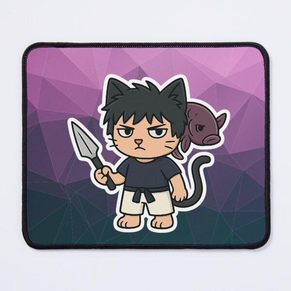 Item preview, Grumpy Broke Cat with a Spear designed and sold by NyxVerse-Studio.