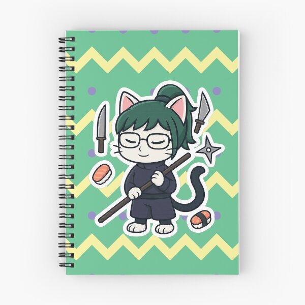 Item preview, Zen Cat of Blades and Snacks designed and sold by NyxVerse-Studio.