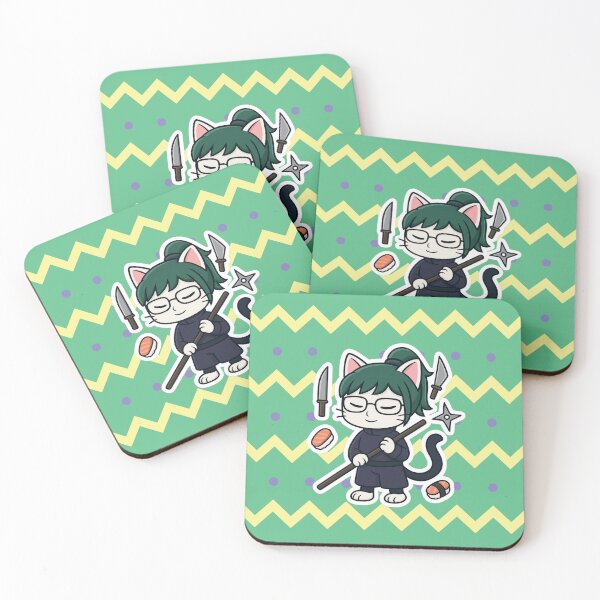 Item preview, Zen Cat of Blades and Snacks designed and sold by NyxVerse-Studio.