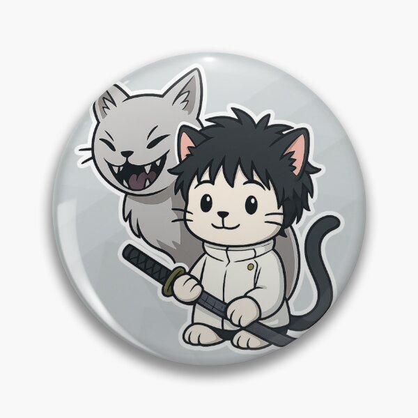 Item preview, Haunted Blade Cat and the Ghostly Meow designed and sold by NyxVerse-Studio.