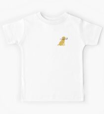 Camiseta para niños Preppy Golden Retriever perro de hockey de campo