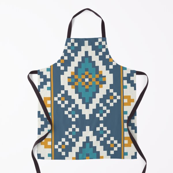 Item preview, Abstract Pixel Blocks Fabric Pattern with Bold Color Transitions for Modern Textiles designed and sold by Loomexa Studio .