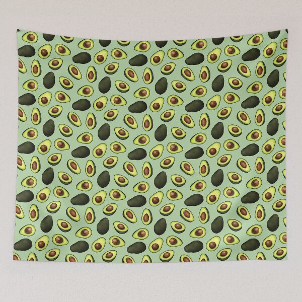 Item preview, Avocado harvest on mint green designed and sold by Joan and Rose.