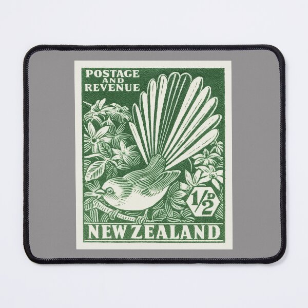 Item preview, 1935 NEW ZEALAND Fantail Piwakawaka Stamp designed and sold by retrographics.