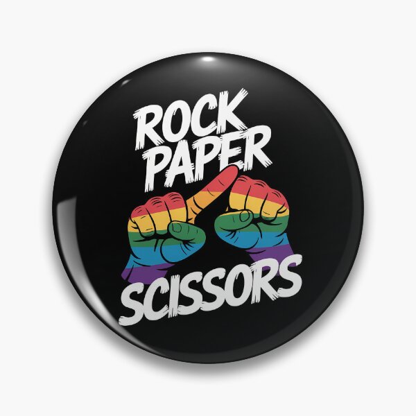 Artikelvorschau, Rock Paper Scissors Lesben Stolz Regenbogen LGBT entworfen und verkauft von brynatshop.