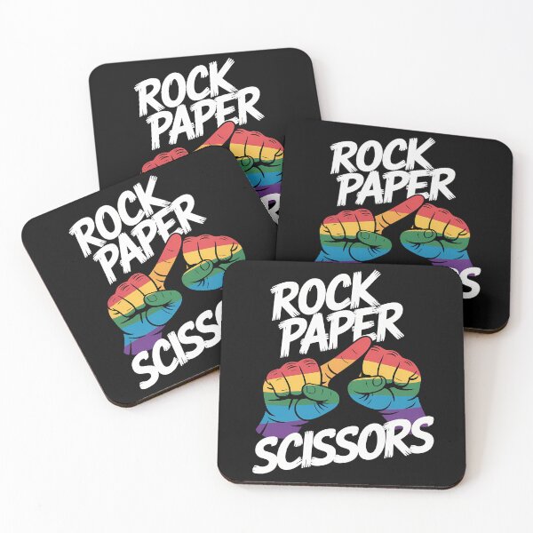 Item preview, Rock Paper Scissors Lesbian Pride Rainbow LGBT designed and sold by brynatshop.