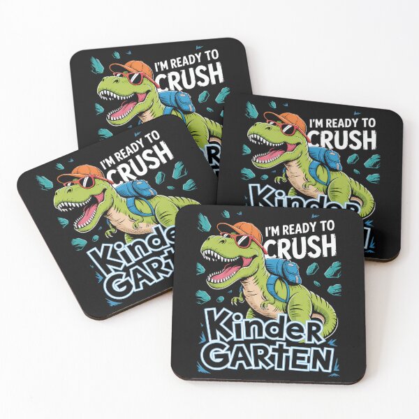 Item preview, Ready To Crush Kindergarten Dinosaur Back to School designed and sold by brynatshop.
