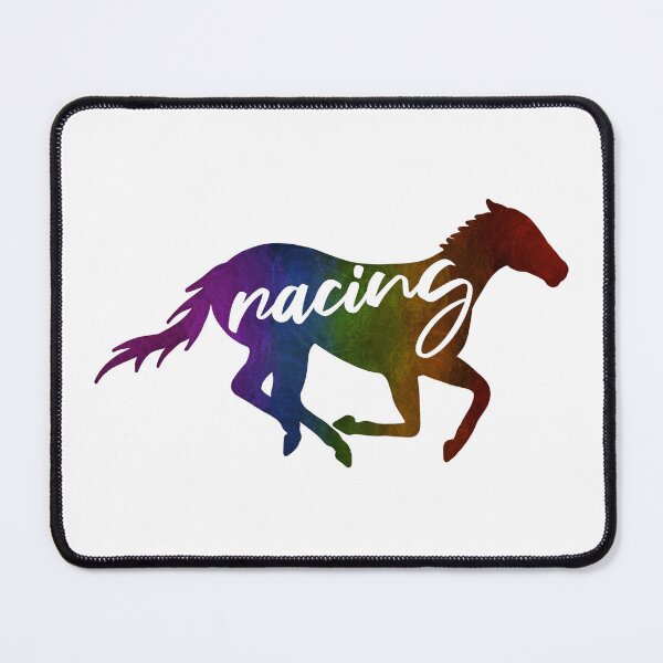 Item preview, Rainbow Racing Horse designed and sold by Trotting Hooves.