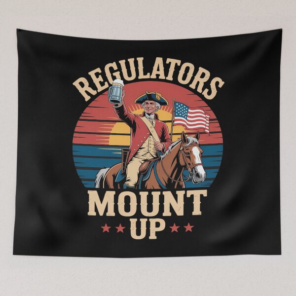 Item preview, Regulators Mount Up 4th Of July Independence Day designed and sold by brynatshop.