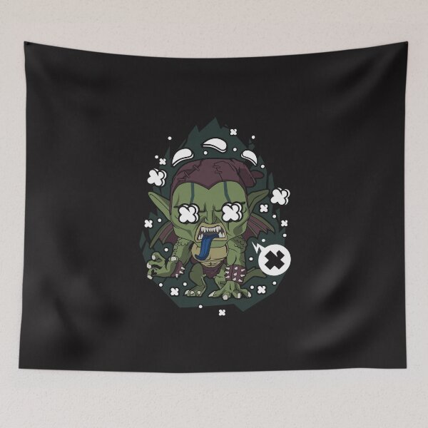 Item preview, Chibi Green Goblin designed and sold by Pengadaan x Merch.