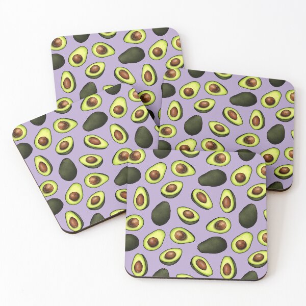 Item preview, Avocado harvest on pastel purple designed and sold by Joan and Rose.
