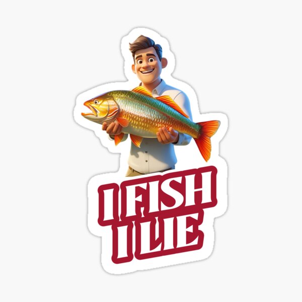 Item preview, I Fish I Lie (fishing) designed and sold by Danny's Tees.