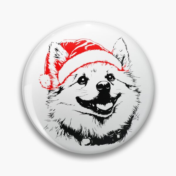 Item preview, Merry Samoyed Christmas Hat designed and sold by JollyCritters.