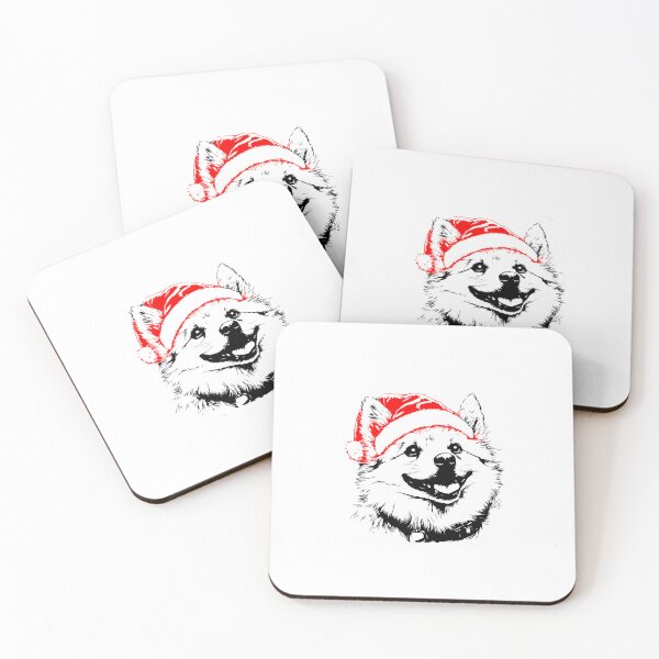 Item preview, Merry Samoyed Christmas Hat designed and sold by JollyCritters.