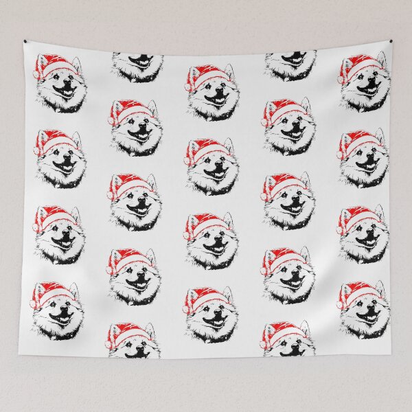 Item preview, Merry Samoyed Christmas Hat designed and sold by JollyCritters.