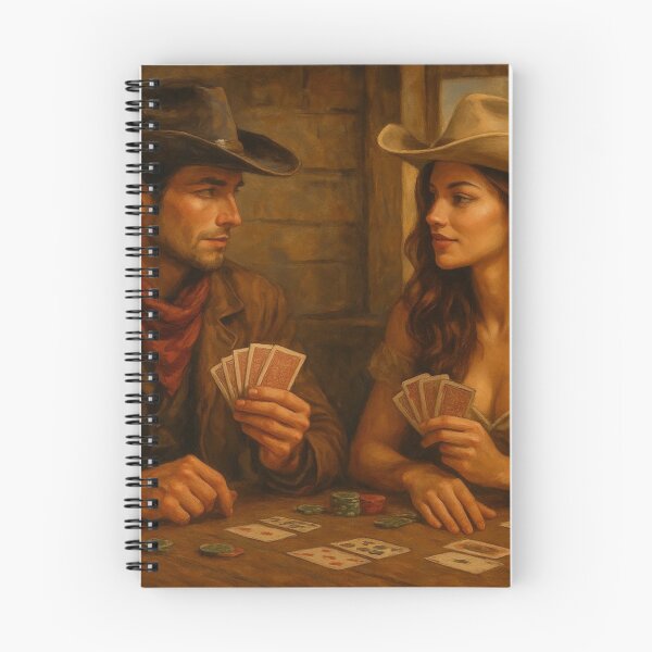 Item preview, western romantic poker match designed and sold by OnlyTheWest.