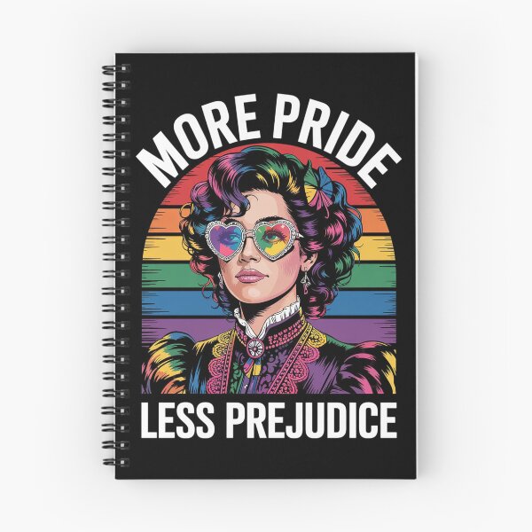 Item preview, More Pride Less Prejudice Rainbow LGBT Month Ally designed and sold by brynatshop.