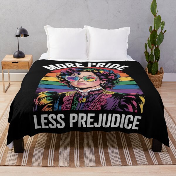 Item preview, More Pride Less Prejudice Rainbow LGBT Month Ally designed and sold by brynatshop.