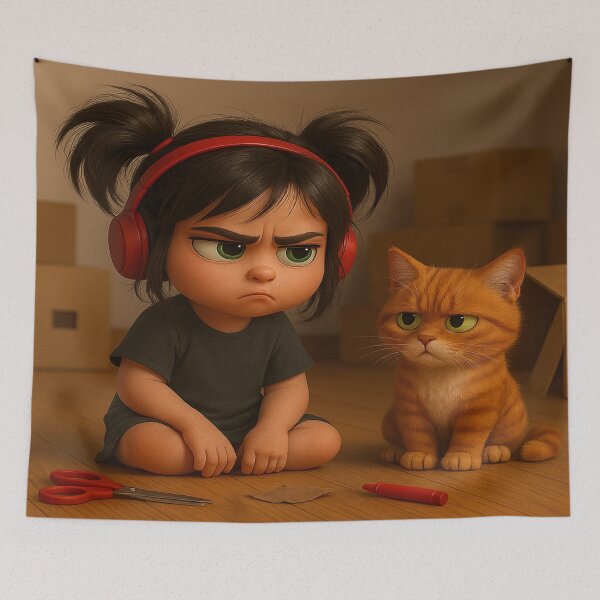 Item preview, Aluska’s Stern Look: Someone’s in Trouble! designed and sold by Shop A&T.