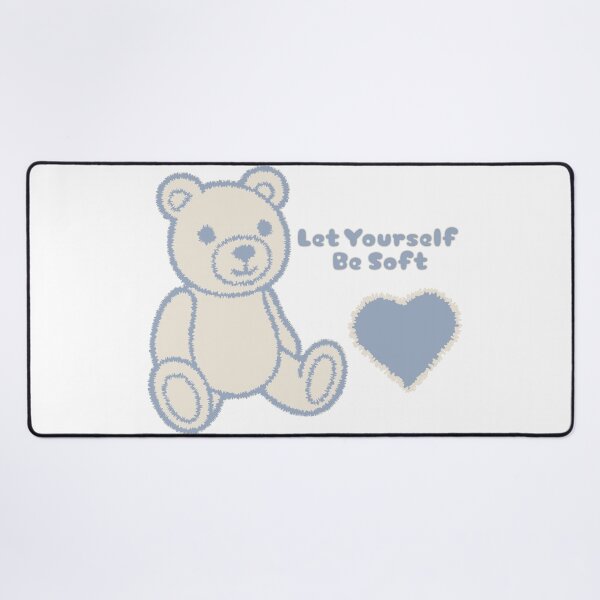 Item preview, Let Yourself Be Soft in blue designed and sold by Aoife Plunkett.