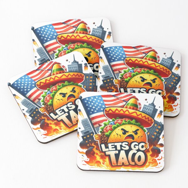 Item preview, Funny Political Lets Go Taco designed and sold by devonclemon.