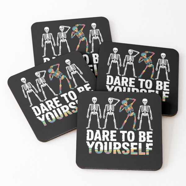 Item preview, Dare To Be Yourself Cute LGBT Pride Gift designed and sold by brynatshop.