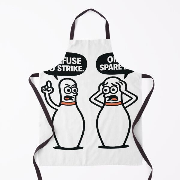 Item preview, Strike-Free Zone: Bowling Pins with Attitude designed and sold by StupidWorldHQ.